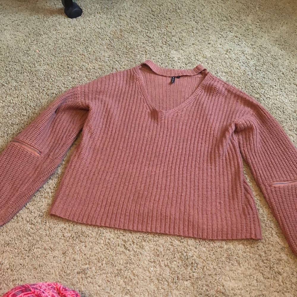 Poof sweater perfect for winter.  Super cozy :)